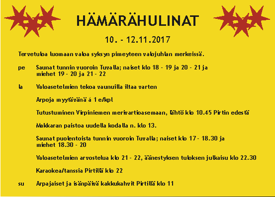 Hamarahulinat 2017