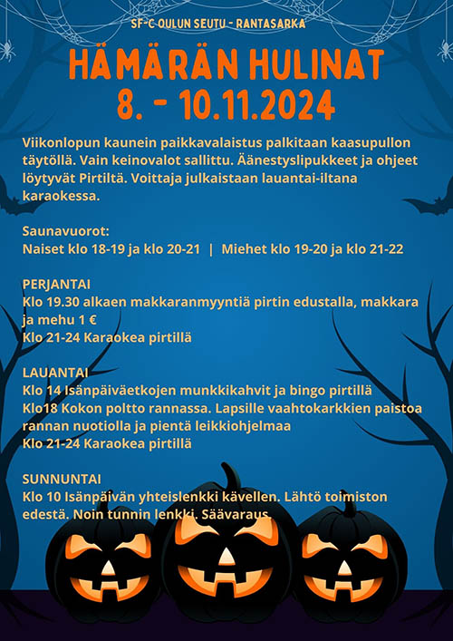 Hämärän hulinat 2024