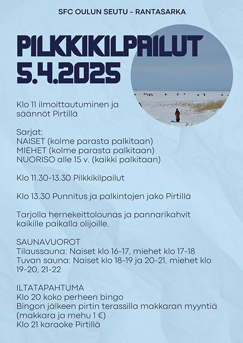 Pilkkikilpailut 5.4.2025